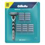 Imagem de Gillette Mach 3 Recargas Lâminas De Barbear- 20 Unidades