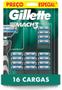 Imagem de Gillette Mach3 Refil para Barbear, 16 Unidades