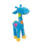 Imagem de Girafa Azul Com Pintas Coloridas 34Cm - Pelúcia