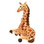 Imagem de Girafa De Pelúcia Com Filhote Realista Safari Deitada - Fofy - Fofy Toys