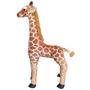 Imagem de Girafa de Pelúcia Realista Grande 80cm Safari Articulada