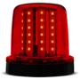 Imagem de Giroflex Luz de Emergência Sinalizador 54 LEDs 12V 10W Vermelho Giroled Fixação Parafusos Carro Moto