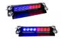 Imagem de Giroled giroflex Sinalizador Barra Led Flash Brake Light Vermelho/Azul 8 Leds Polícia 12v - Honesty