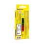 Imagem de Giz de Cera Curto Triangular Acrilex 12 Cores 45g