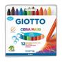 Imagem de Giz De Cera Giotto Maxi Com 12 Cores