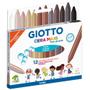 Imagem de Giz de Cera Gizao Giotto Maxi TONS de Pele 12COR