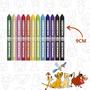 Imagem de Giz De Cera Infantil Rei Leao Caixa Com 12 Cores - Leo&Leo