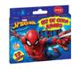 Imagem de Giz de Cera Jumbo com 12 Cores Spider Man- MOLIN