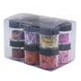 Imagem de Glitter Flocado Encapsulado Decoração De Unhas