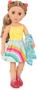 Imagem de Glitter Girls by Battat  14 polegadas Doll Clothes - Smile! Roupa de chuva ou brilho  vestido arco-íris, grampos de cabelo, capa de chuva e botas de chuva  brinquedos, roupas e acessórios para crianças de 3 anos e up