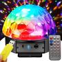 Imagem de Globo Bola Mágica Luz Rgb Alto Falante Bluetooth Usb Efeito De Luz Com Variações LEY1725