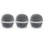 Imagem de Globo De Microfone Cromado MXT Shure SM58 3 Unidades