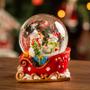 Imagem de Globo Decorativo Bosque Natalino Boneco de Neve 9 CM - Home Style