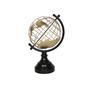 Imagem de Globo Terrestre Decorativo em Metal Dourado e Preto 36cm RVE0001 BTC