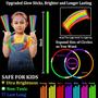 Imagem de Glow Sticks TURNMEON 960 Unidades - Com Conectores - Lembrancinhas de Festa