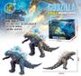 Imagem de Godzilla Dinossauro o Rei dos  Monstros Com Luz  Som e Movimento.
