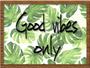 Imagem de Good vibes - quadro com moldura e vidro