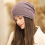 Imagem de Gorro Feminino Casual Pele De Coelho ELASHOPP 