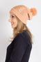 Imagem de Gorro feminino de malha com pompom 60019