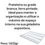 Imagem de GRADE BRANCA 50,5x39,5CM COM STOP - ALTURA STOP 4,4CM
