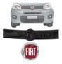 Imagem de Grade Central + Emblema Fiat Uno Atractive 2015 2016 Black P