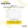 Imagem de Grade De Porta Para Bebê Cachorro Stop Gate Safety 1st White