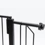 Imagem de Grade De Porta Pet Fit Collors Tubline Com Extensor - Preto