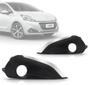 Imagem de Grade Do Milha Peugeot 208 17 18 Com Furo Com Friso Cromado