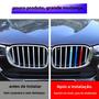 Imagem de Grade Frontal para BMW X1 X2 X3 X4 X5 X6 X7 - Kit 3 Peças Cromadas