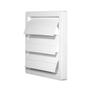 Imagem de Grade Grelha Externa 100mm Auto Fechante p/ Coifa Exaustor Duto Sicflux GVAF100
