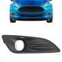 Imagem de Grade Moldura Farol De Milha New Fiesta 2014 2015 2016 2017 Aro Prata