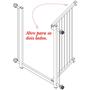 Imagem de Grade Portão Multiforma Multigrade 70/90 cm - Branco