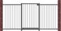 Imagem de Grade Portão Multigrade MF1501 Preto Divisor de Ambientes