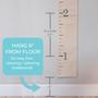 Imagem de Gráfico de Crescimento Ruler White Loft Canvas - Com Caneta