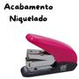 Imagem de Grampeador Mini Light Force Yes Cores 24/6 24/8 com Extrator Mola Resistente Retração Automática