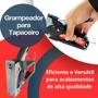 Imagem de Grampeador para Tapeceiro Alumínio Pistola Manual Prático
