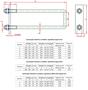 Imagem de Grampo 10x5cm 5/16 linha leve N-1 Forsul Tesoura Ferragem Telhado Preto
