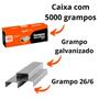 Imagem de Grampo 26/6 c/5000 jocar office galvanizado com 02 unidades