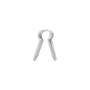 Imagem de Grampo Clamp C6 Branco - Pacote Com 50 Pecas - TRES-P
