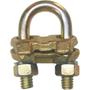 Imagem de Grampo Conector Gtdu Terra Aterramento Duplo Tipo U para Haste de 1/2 até 5/8