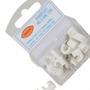 Imagem de Grampo Fixa Fio Romeplast 06Mm Branco Com 20 Pecas