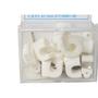 Imagem de Grampo Fixa Fio Romeplast 07Mm Branco Com 15 Pecas