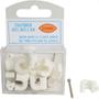 Imagem de Grampo Fixa Fio Romeplast 07Mm Branco Com 15 Pecas