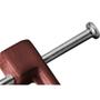Imagem de Grampo Fixa Fio Tipo Garra Sforplast 14/16 Marrom Com 100 Pecas 2461