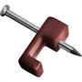 Imagem de Grampo Fixa Fio Tipo Garra Sforplast 14/16 Marrom Com 100 Pecas 2461