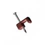 Imagem de Grampo Fixa Fio Tipo Garra Sforplast 18/20 Marrom Com 100 Pecas  2458