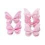 Imagem de Grampos de Cabelo com Laço de Borboleta e Lantejoulas - Para Meninas