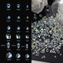 Imagem de Grânulos de Cristal Vtssvow - 2420 Unidades - Cores Variadas com Efeito AB