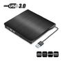 Imagem de Gravador de DVD CD Externo para Notebook Pc Max 5Gbps Usb 3.0 Plug And Play