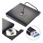 Imagem de Gravador de DVD CD Externo para Notebook Pc Max 5Gbps Usb 3.0 Plug And Play